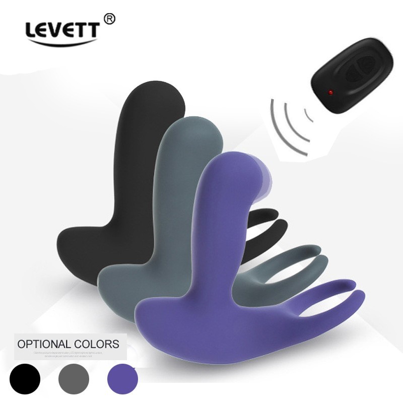 LEVETT  Remote Control Rechargeable Vibrating Prostate Massager