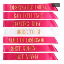 Hen night sashes