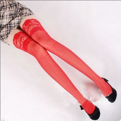 lace hold up stockings