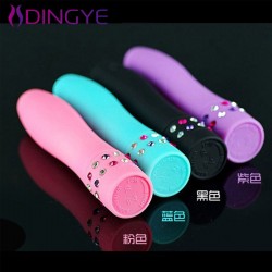 Dingye Diamond Mini Dildo Vibrator Sex Toys for Women