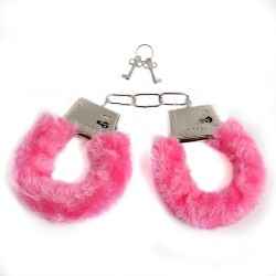 Soft Furry  Metal Handcuffs