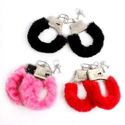 Soft Furry  Metal Handcuffs