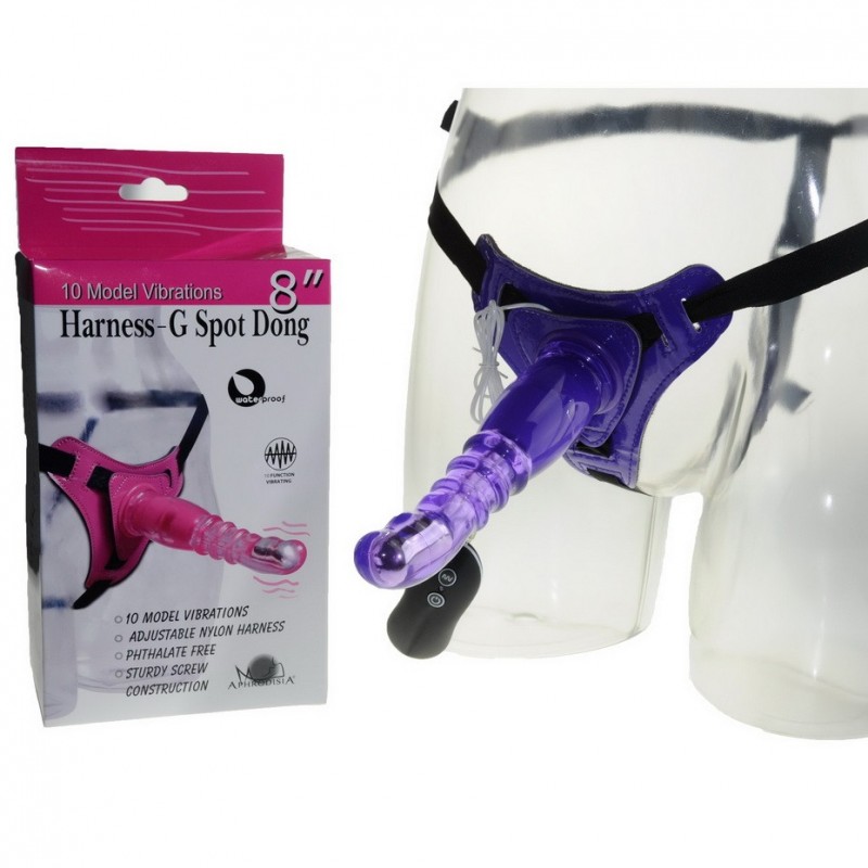 Strap On Dildo Control Vibration Harness