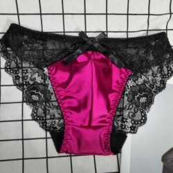 Satin panties for crossdressers